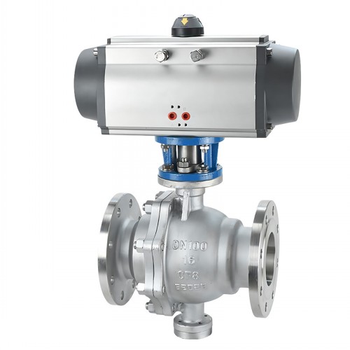 氣動固定式球閥Q647F，Q647H